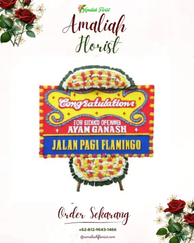 Bunga Papan Congratulation di Wirapanjunan